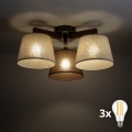 BRILAGI - LED pealepandav lühter LATTE 3xE27/15W/230V mänd/mix
