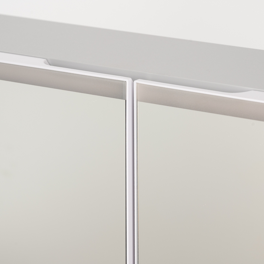 BRILAGI - LED-peegliga vannitoa kapp tagantvalgustusega NOTO DOUBLE 60x65 cm