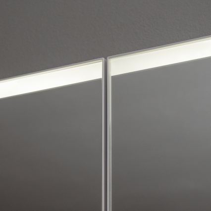 BRILAGI - LED-peegliga vannitoa kapp tagantvalgustusega NOTO DOUBLE 60x65 cm