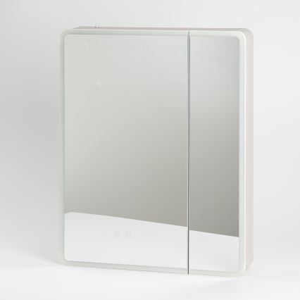 BRILAGI - LED-peegliga vannitoakapp taustvalgustusega BRONTE DOUBLE 60x75 cm