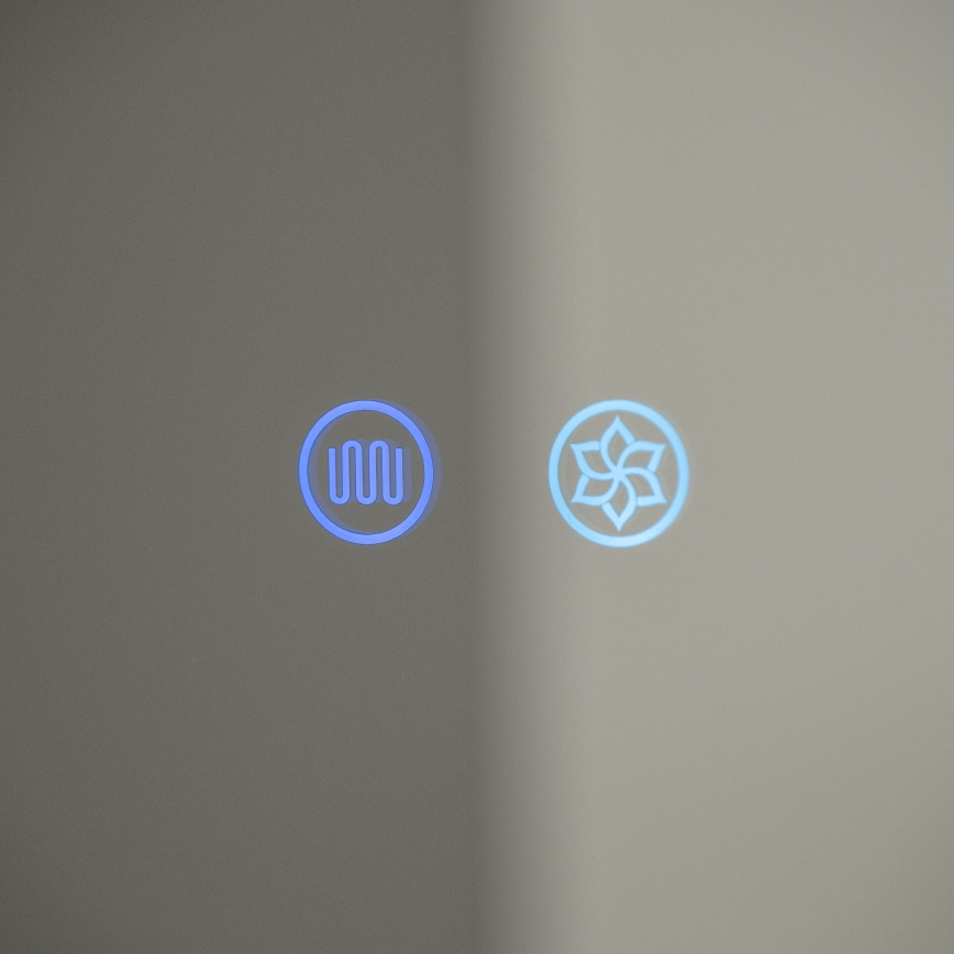 BRILAGI - LED-peegliga vannitoakapp taustvalgustusega NOTO DOUBLE 60x70 cm