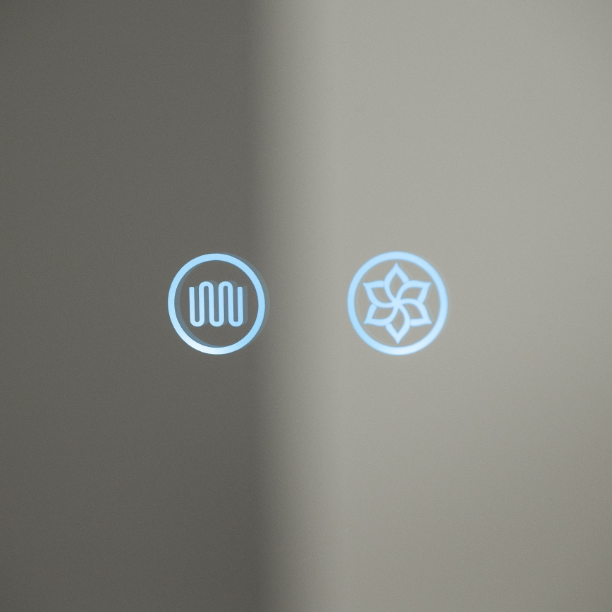 BRILAGI - LED peegliga vannitoakapp taustvalgustusega NOTO SINGLE 60x65 cm