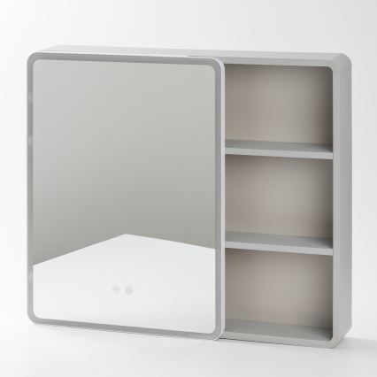 BRILAGI - LED-peegliga vannitoakapp taustvalgustusega NOTO SINGLE 77x65 cm