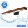 Brilagi - LED Peeglivalgustus vannituppa WOODY MIRROR LED/12W/230V 60 cm IP44 tamm kirss/must