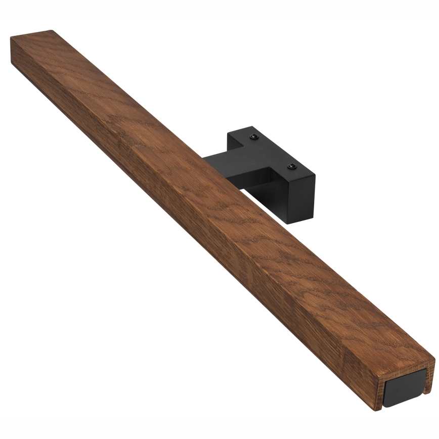 Brilagi - LED Peeglivalgustus vannituppa WOODY MIRROR LED/12W/230V 60 cm IP44 tamm kirss/must
