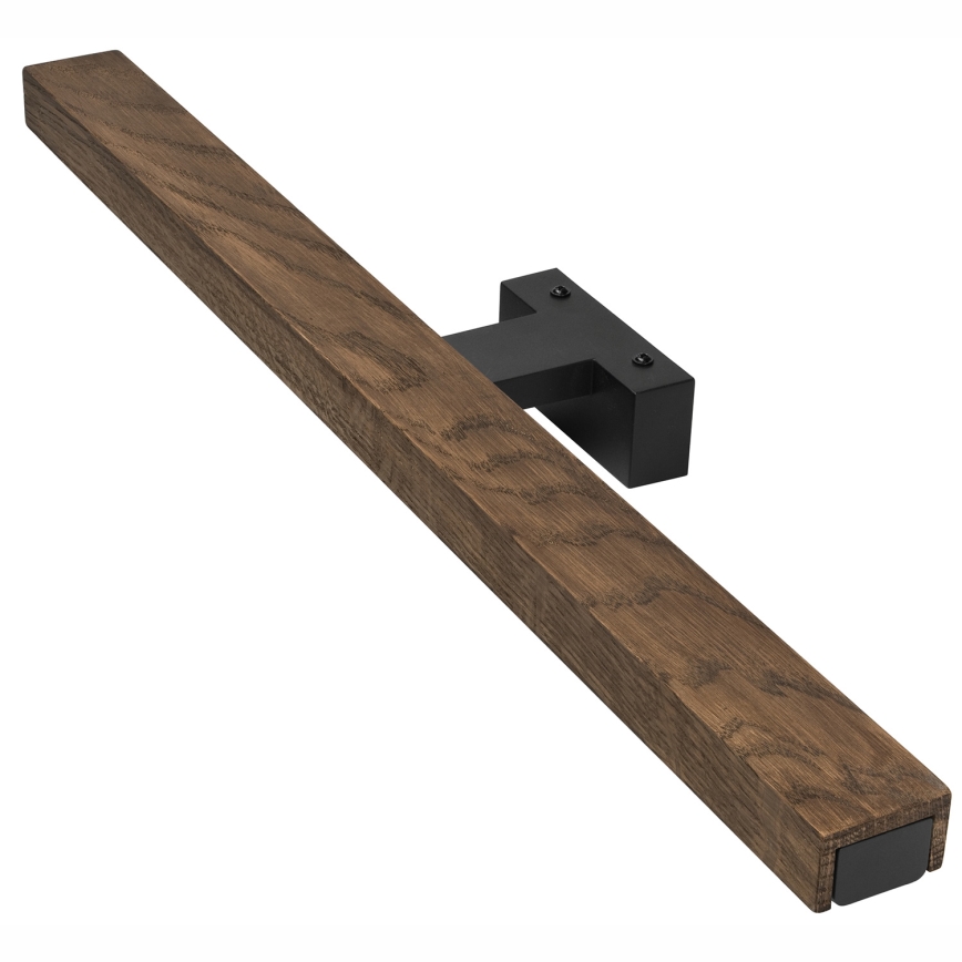 Brilagi - LED Peeglivalgustus vannituppa WOODY MIRROR LED/12W/230V 60 cm IP44 tamm pähkel/must