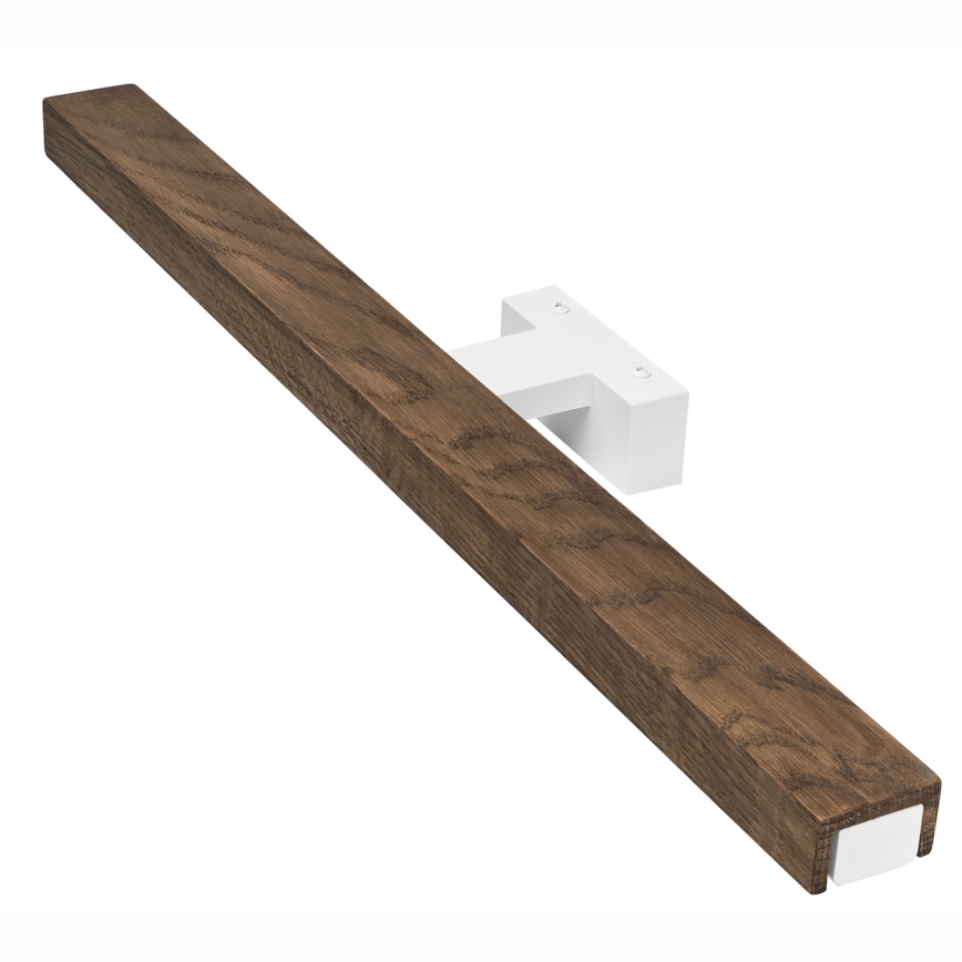 Brilagi - LED Peeglivalgustus vannituppa WOODY MIRROR LED/12W/230V 60 cm IP44 tamm pähkel/valge