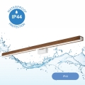 Brilagi - LED Peeglivalgustus vannituppa WOODY MIRROR LED/15W/230V 90 cm IP44 tamm kirss/valge