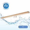 Brilagi - LED Peeglivalgustus vannituppa WOODY MIRROR LED/15W/230V 90 cm IP44 tamm/valge