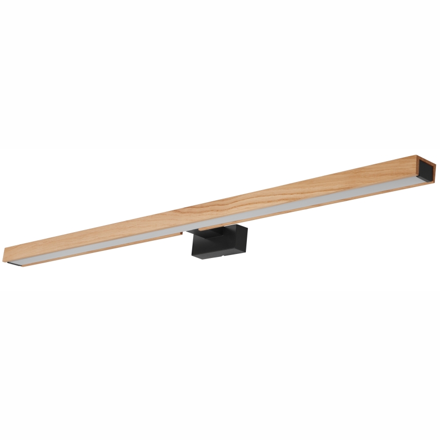 Brilagi - LED Peeglivalgustus vannituppa WOODY MIRROR LED/15W/230V 90 cm IP44 tamm/must