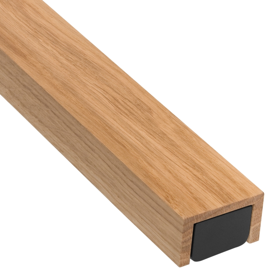 Brilagi - LED Peeglivalgustus vannituppa WOODY MIRROR LED/15W/230V 90 cm IP44 tamm/must