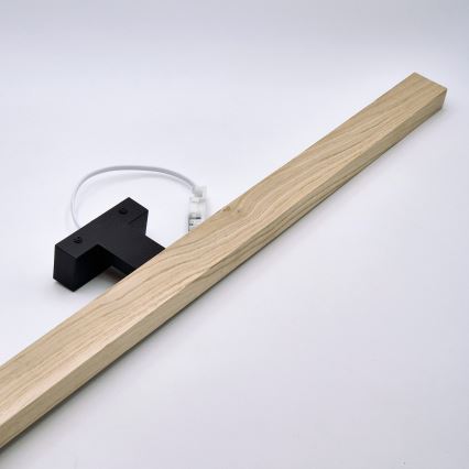 Brilagi - LED Peeglivalgustus vannituppa WOODY MIRROR LED/15W/230V 90 cm IP44 tamm/must