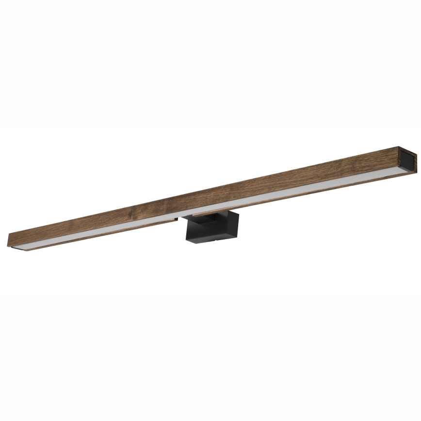 Brilagi - LED Peeglivalgustus vannituppa WOODY MIRROR LED/15W/230V 90 cm IP44 tamm pähkel/must