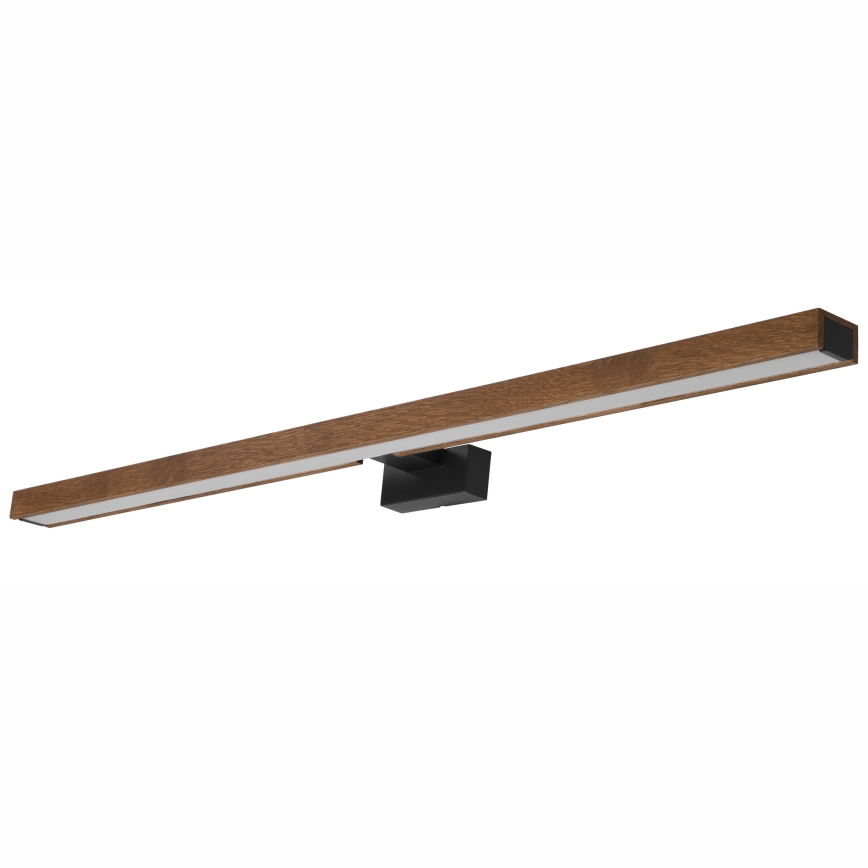 Brilagi - LED Peeglivalgustus vannituppa WOODY MIRROR LED/15W/230V 90 cm IP44 tamm kirss/must