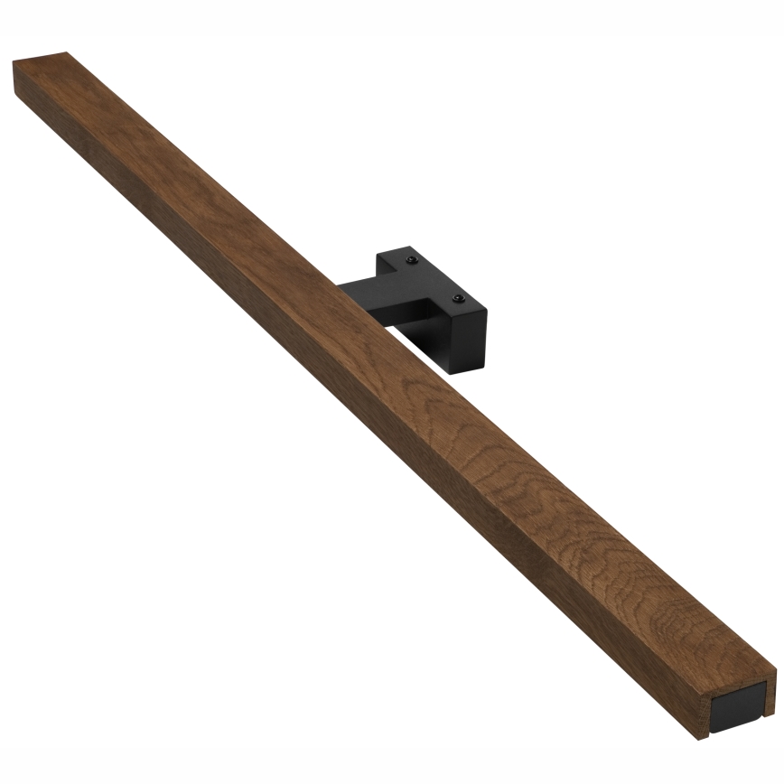 Brilagi - LED Peeglivalgustus vannituppa WOODY MIRROR LED/15W/230V 90 cm IP44 tamm kirss/must