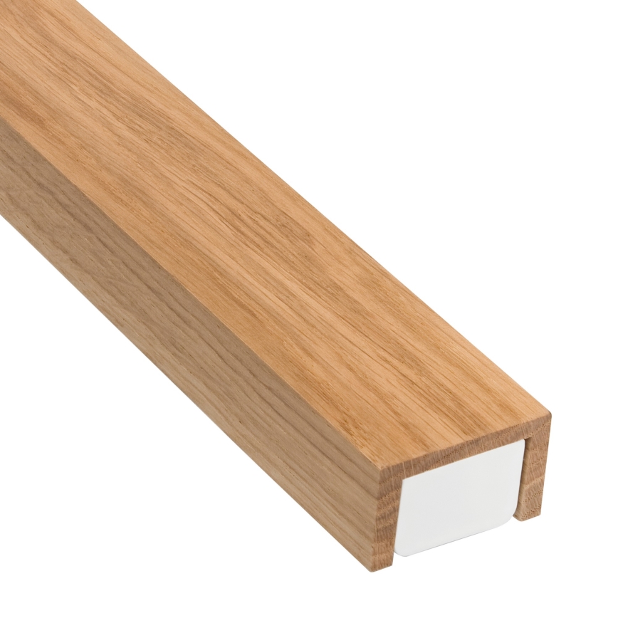 Brilagi - LED Peeglivalgustus vannituppa WOODY MIRROR LED/15W/230V 90 cm IP44 tamm/valge