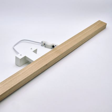 Brilagi - LED Peeglivalgustus vannituppa WOODY MIRROR LED/15W/230V 90 cm IP44 tamm/valge