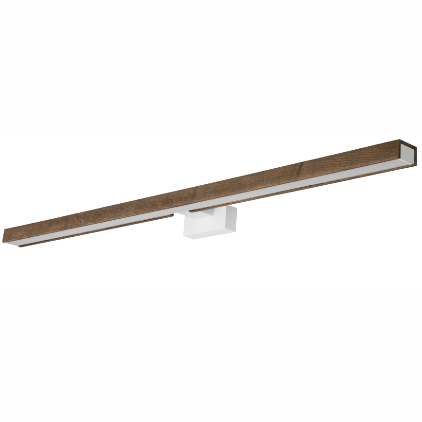 Brilagi - LED Peeglivalgustus vannituppa WOODY MIRROR LED/15W/230V 90 cm IP44 tamm pähkel/valge