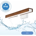 Brilagi - LED Peeglivalgustus vannituppa WOODY MIRROR LED/8W/230V 40 cm IP44 tamm kirss/valge