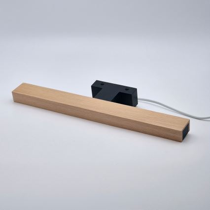 Brilagi - LED Peeglivalgustus vannituppa WOODY MIRROR LED/8W/230V 40 cm IP44 tamm/must