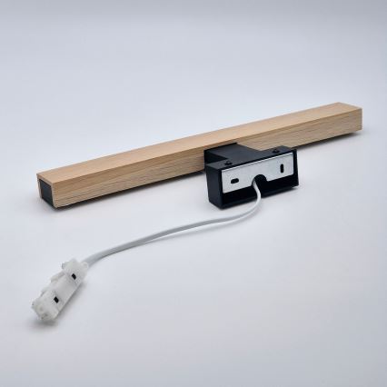 Brilagi - LED Peeglivalgustus vannituppa WOODY MIRROR LED/8W/230V 40 cm IP44 tamm/must