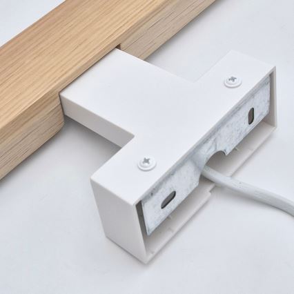 Brilagi - LED Peeglivalgustus vannituppa WOODY MIRROR LED/8W/230V 40 cm IP44 tamm/valge