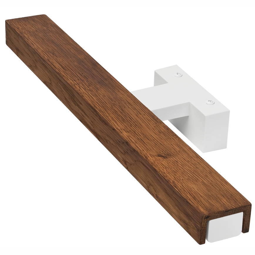 Brilagi - LED Peeglivalgustus vannituppa WOODY MIRROR LED/8W/230V 40 cm IP44 tamm kirss/valge