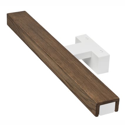 Brilagi - LED Peeglivalgustus vannituppa WOODY MIRROR LED/8W/230V 40 cm IP44 tamm pähkel/valge