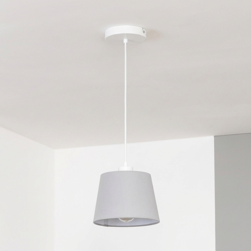 Brilagi - LED-pendel kaabliga CERIA 1xE27/40W/230V läbimõõt 20,5 cm hall