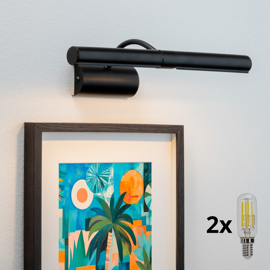 Brilagi - LED Pildivalgusti DANAE 2xE14/4W/230V 3000K must