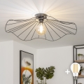 Brilagi - LED pindpaigaldatav lühter CERIA WIRE 1xE27/40W/230V läbimõõt 80 cm must