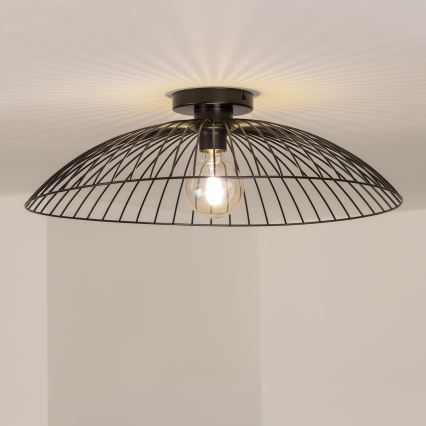 Brilagi - LED-pindpaigaldatav lühter CERIA WIRE 1xE27/40W/230V Ø 60 cm must