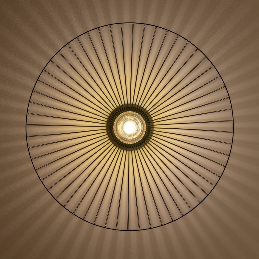 Brilagi - LED-pindpaigaldatav lühter CERIA WIRE 1xE27/40W/230V Ø 60 cm must