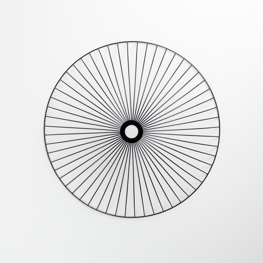 Brilagi - LED-pindpaigaldatav lühter CERIA WIRE 1xE27/40W/230V Ø 60 cm must