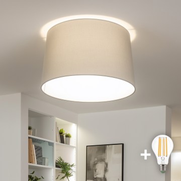 Brilagi - LED pindpaigaldatud laelamp CERIA 1xE27/40W/230V läbimõõt 45 cm hall