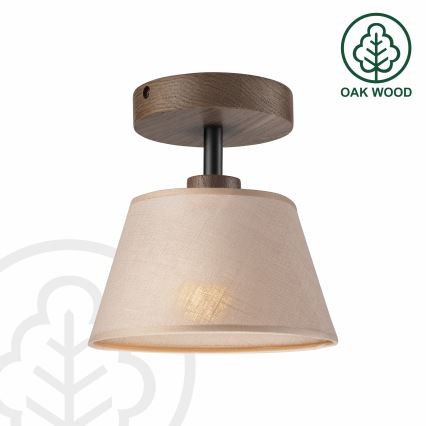 Brilagi - LED  Pinnale kinnitatav lühter ANTHONY 1xE14/60W/230V tamm/beež
