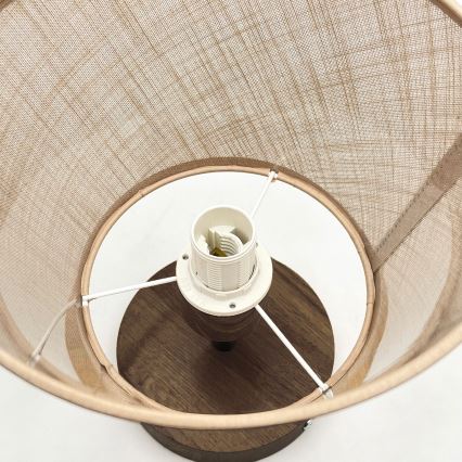 Brilagi - LED  Pinnale kinnitatav lühter ANTHONY 1xE14/60W/230V tamm/beež