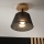 Brilagi - LED  Pinnale kinnitatav lühter ANTHONY 1xE14/60W/230V tamm/must