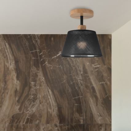 Brilagi - LED  Pinnale kinnitatav lühter ANTHONY 1xE14/60W/230V tamm/must