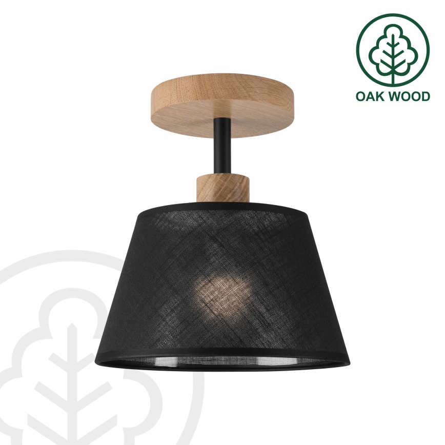 Brilagi - LED  Pinnale kinnitatav lühter ANTHONY 1xE14/60W/230V tamm/must
