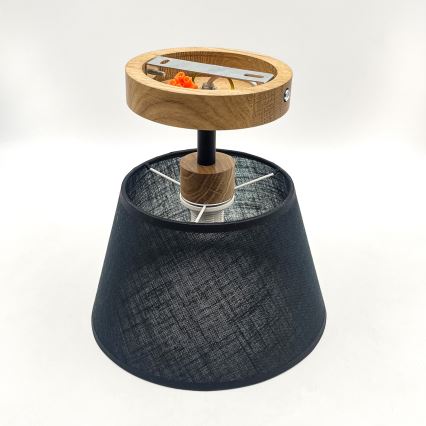 Brilagi - LED  Pinnale kinnitatav lühter ANTHONY 1xE14/60W/230V tamm/must