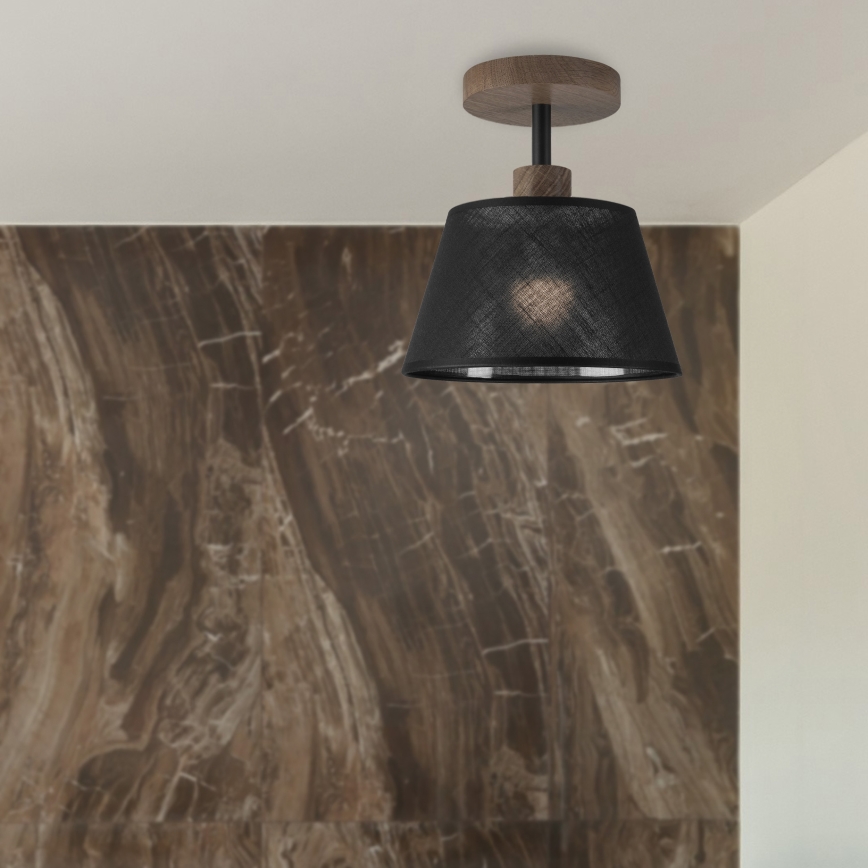 Brilagi - LED  Pinnale kinnitatav lühter ANTHONY 1xE14/60W/230V tamm/must