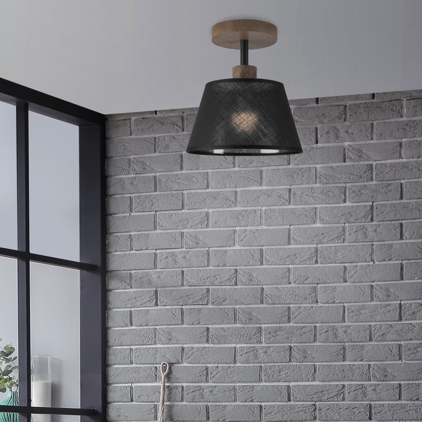 Brilagi - LED  Pinnale kinnitatav lühter ANTHONY 1xE14/60W/230V tamm/must