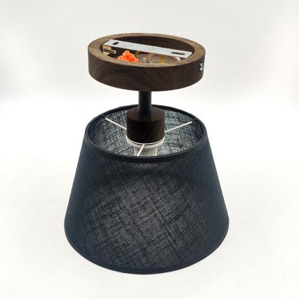 Brilagi - LED  Pinnale kinnitatav lühter ANTHONY 1xE14/60W/230V tamm/must