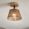 Brilagi - LED  Pinnale kinnitatav lühter ANTHONY 1xE14/60W/230V tamm/pruun
