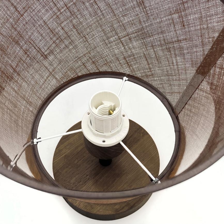 Brilagi - LED  Pinnale kinnitatav lühter ANTHONY 1xE14/60W/230V tamm/pruun