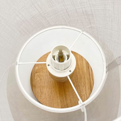 Brilagi - LED  Pinnale kinnitatav lühter ANTHONY 1xE14/60W/230V tamm/valge