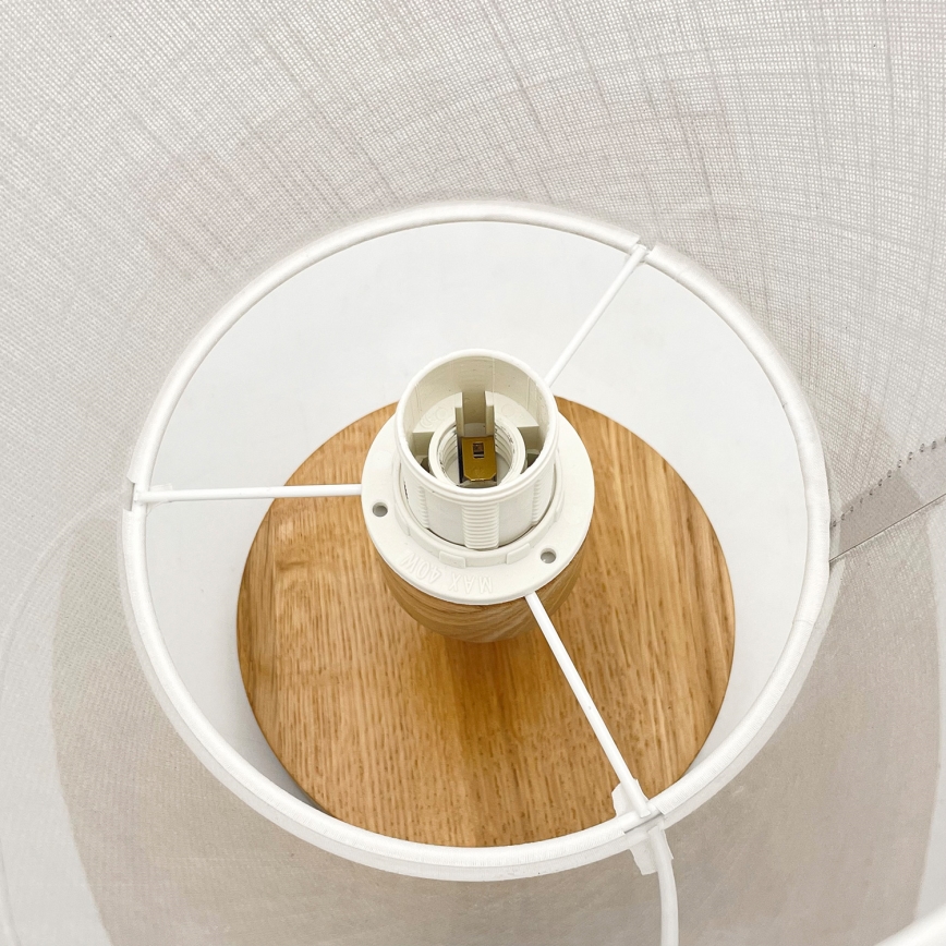 Brilagi - LED  Pinnale kinnitatav lühter ANTHONY 1xE14/60W/230V tamm/valge