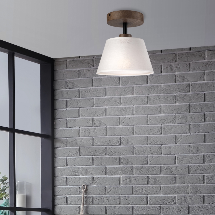 Brilagi - LED  Pinnale kinnitatav lühter ANTHONY 1xE14/60W/230V tamm/valge