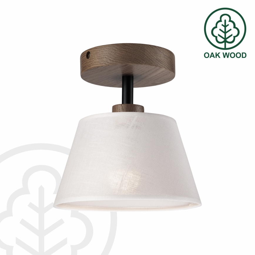 Brilagi - LED  Pinnale kinnitatav lühter ANTHONY 1xE14/60W/230V tamm/valge
